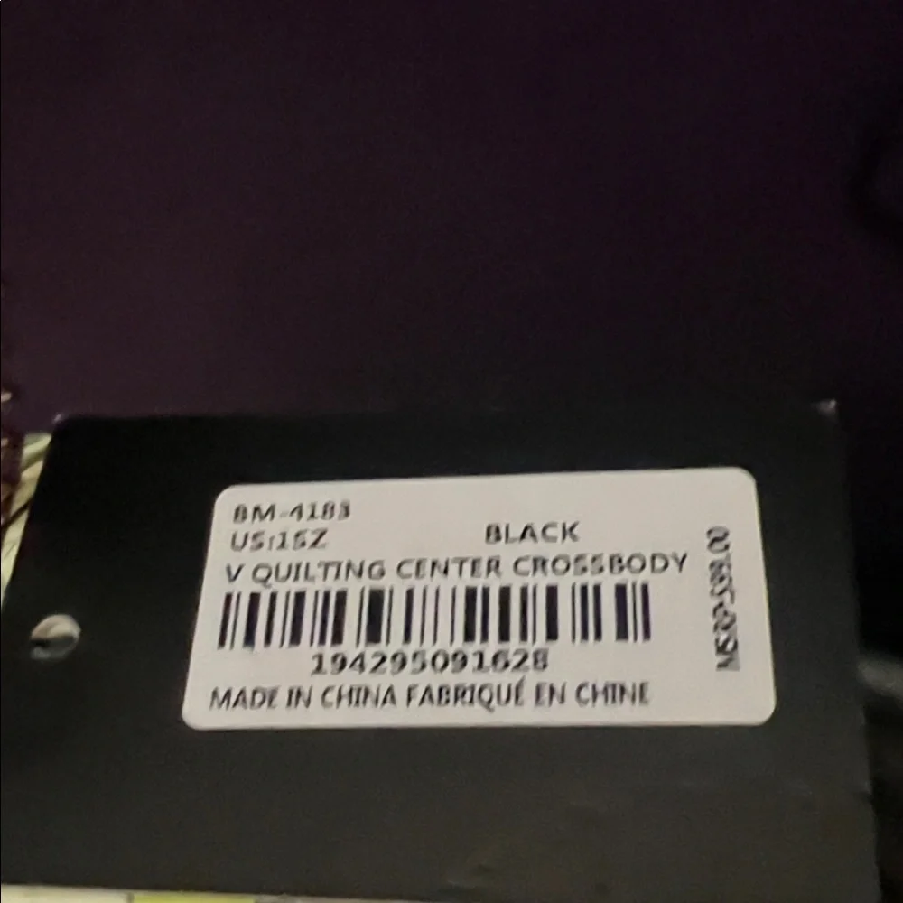 Black Quilted Chain Shoulder Bag - Picture 2 of 5